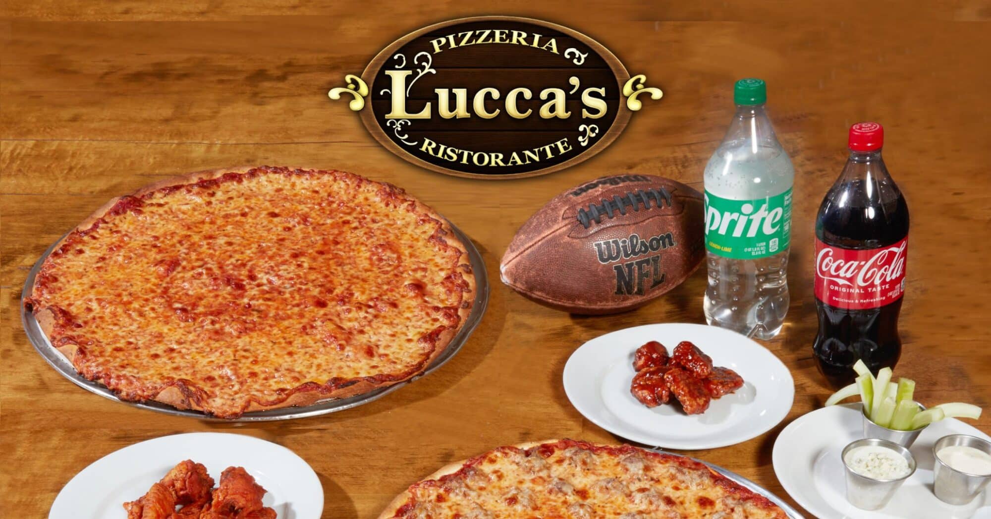 The Big Game specials at Lucca's.